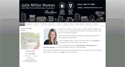 Desktop Screenshot of juliemillerhomes.com