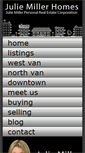 Mobile Screenshot of juliemillerhomes.com